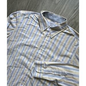 Brooks Brothers Mens XL Regent Fit Striped Button Down Long Sleeve Shirt